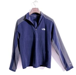 The North Face Fleece Navy and Charcoal Half-Zip Top Pullover Sweater